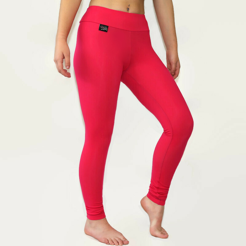 cerise pink thermal leggings