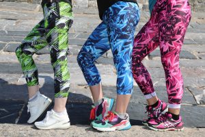 coloured leggings
