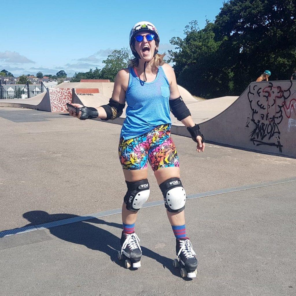 Sophie Walton from SWAT roller derby and Ruby Fury brand ambassador